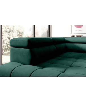 Narożnik CHIVAS L Lewostronny z Elektryczną regulacją siedziska wolnostojący tkanina Element 12 WERSAL