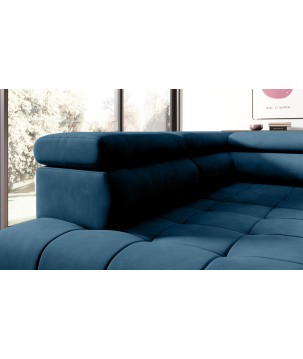 Narożnik CHIVAS L Lewostronny z Elektryczną regulacją siedziska wolnostojący tkanina Element 13 WERSAL