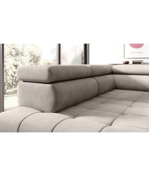 Narożnik CHIVAS L Lewostronny z Elektryczną regulacją siedziska wolnostojący tkanina Element 17 WERSAL