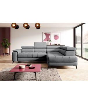 Narożnik CHIVAS L Prawostronny z Elektryczną regulacją siedziska wolnostojący tkanina Element 04 WERSAL