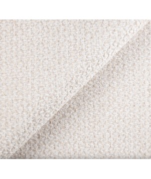 Narożnik ALMI Lewostronny z funkcją spania, wolnostojący tkanina EXCITE ME 01 Biały