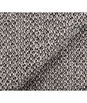 Narożnik ALMI Prawostronny z funkcją spania, wolnostojący tkanina EXCITE ME 05 Srebrny