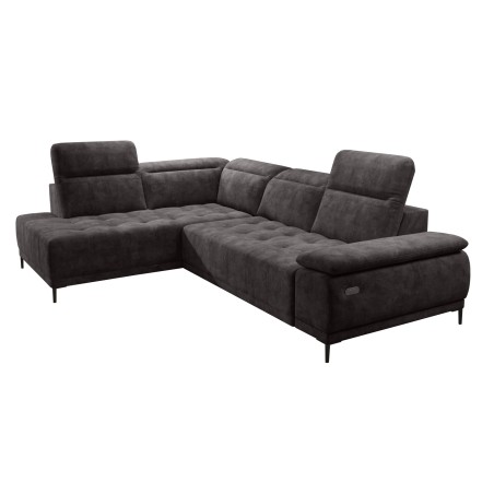 Narożnik FOCUS L z elektryczną regulacją siedziska Lewostronny w tkaninie w tkaninie SALVADOR 04 WERSAL