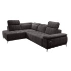 Narożnik FOCUS L z elektryczną regulacją siedziska Lewostronny w tkaninie w tkaninie SALVADOR 04 WERSAL