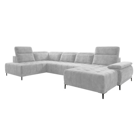 Narożnik FOCUS XL z elektryczną regulacją siedziska Lewostronny w tkaninie w tkaninie SALVADOR 13 WERSAL