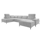 Narożnik FOCUS XL z elektryczną regulacją siedziska Lewostronny w tkaninie w tkaninie SALVADOR 13 WERSAL