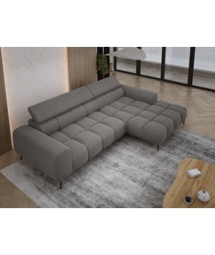 Narożnik PLAZA MINI wolnostojący Prawostronny w tkaninie Promocyjnej APHRODITE 22 WERSAL