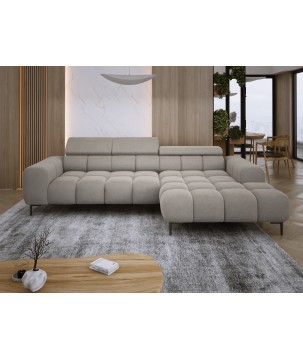 Narożnik PLAZA MINI wolnostojący Prawostronny w tkaninie Promocyjnej APHRODITE 04 WERSAL