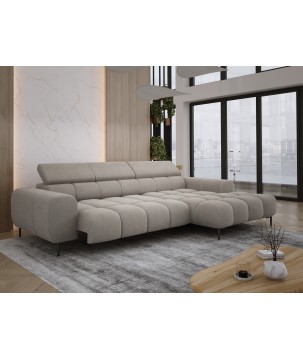 Narożnik PLAZA MINI wolnostojący Prawostronny w tkaninie Promocyjnej APHRODITE 04 WERSAL