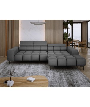 Narożnik PLAZA MINI wolnostojący Prawostronny w tkaninie Promocyjnej SOLAR 96 WERSAL