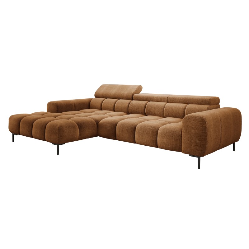 Narożnik PLAZA MINI wolnostojący Lewostronny w tkaninie EDEN 10 WERSAL