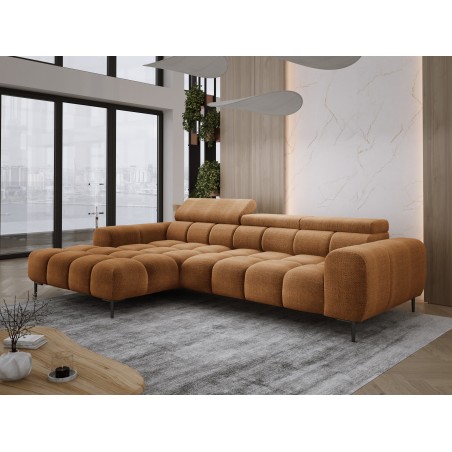 Narożnik PLAZA MINI wolnostojący Lewostronny w tkaninie EDEN 10 WERSAL