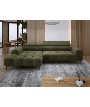 Narożnik PLAZA MINI wolnostojący Lewostronny w tkaninie EDEN 12 WERSAL
