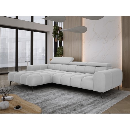 Narożnik PLAZA MINI wolnostojący Lewostronny w tkaninie SOLAR 80 WERSAL