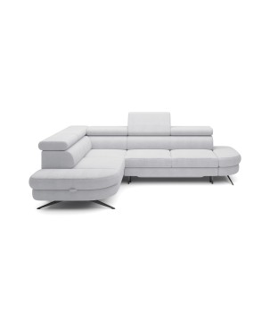 Narożnik OTIS L Lewostronny Regulowane Zagłówki wolnostojący tkanina AURORA 15 WERSAL