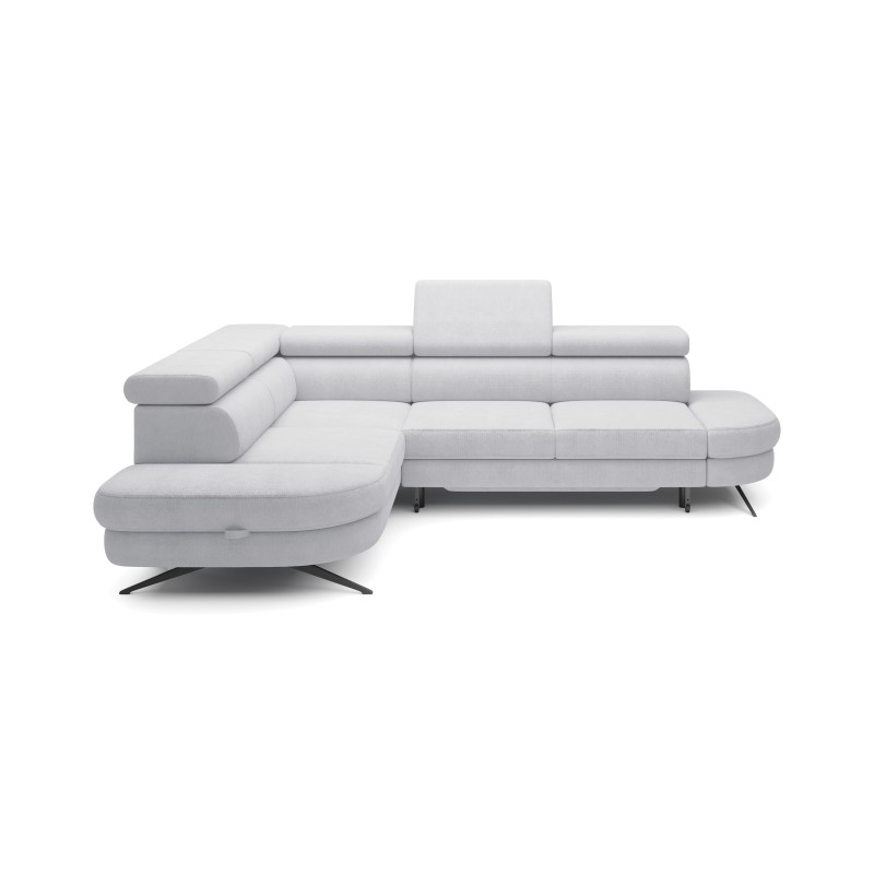 Narożnik OTIS L Lewostronny Regulowane Zagłówki wolnostojący tkanina AURORA 15 WERSAL