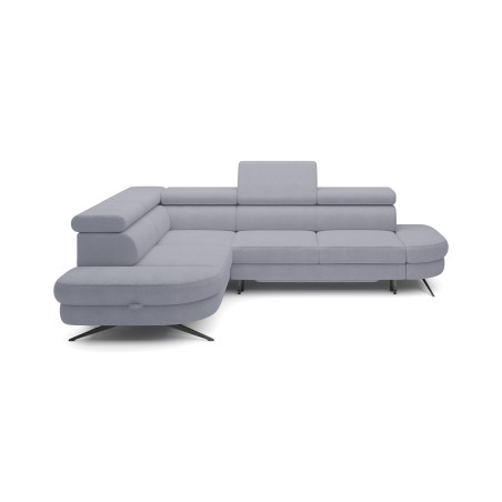 Narożnik OTIS L Lewostronny Regulowane Zagłówki wolnostojący tkanina AURORA 16 WERSAL