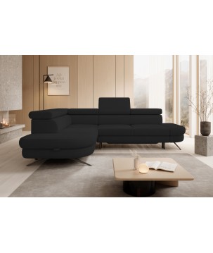 Narożnik OTIS L Lewostronny Regulowane Zagłówki wolnostojący tkanina AURORA 20 WERSAL