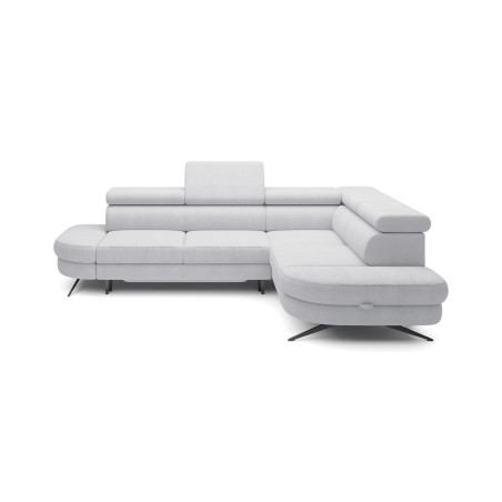 Narożnik OTIS L Prawostronny Regulowane Zagłówki wolnostojący tkanina AURORA 15 WERSAL