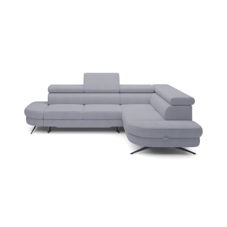 Narożnik OTIS L Prawostronny Regulowane Zagłówki wolnostojący tkanina AURORA 16 WERSAL