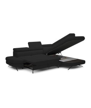 Narożnik OTIS L Prawostronny Regulowane Zagłówki wolnostojący tkanina AURORA 20 WERSAL