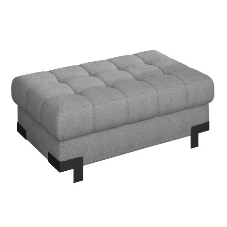 Pufa SELVA XL w kolorze SZARYM w tkaninie AUSTIN WERSAL