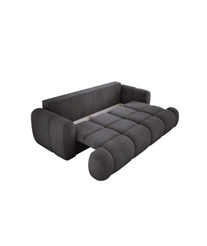 Sofa Kanapa BOMO 3 osobowa z funkcją spania i pojemnikiem w tkaninie SALVADOR 15 WERSAL