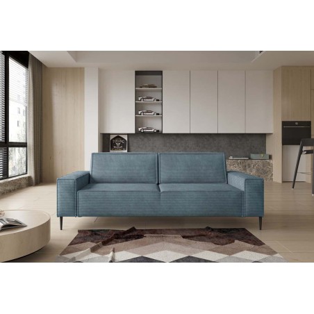 Sofa Kanapa MATANO 3 osobowa z funkcją spania i pojemnikiem w tkaninie POSO WERSAL