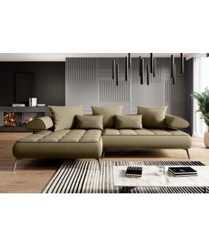 Narożnik SELEDO S układ L Lewostronny z funkcją elektrycznej regulacji głebokości siedziska WERSAL