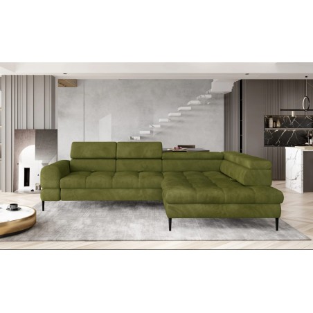 Narożnik VOSS L układ L Prawostronny z funkcją spania i pojemnikiem WERSAL