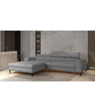 Narożnik VOSS S układ L Lewostronny z funkcją spania i pojemnikiem WERSAL