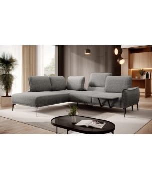 Narożnik STORM L układ L Lewostronny z funkcją regulacji oparcia i wysuwu podnóżka WERSAL