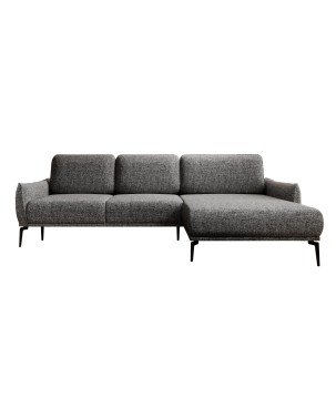 Narożnik STORM S układ L Prawostronny z funkcją regulacji oparcia i wysuwu podnóżka WERSAL