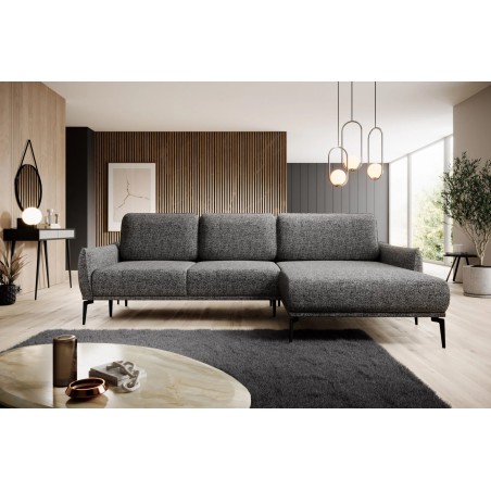 Narożnik STORM S układ L Prawostronny z funkcją regulacji oparcia i wysuwu podnóżka WERSAL