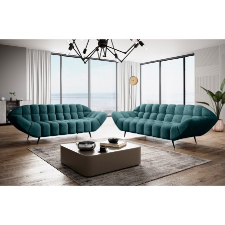 Sofa GAPPA 3 osobowa wolnostojąca w tkaninie MONOLITH 37 WERSAL