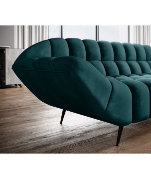 Sofa GAPPA 3 osobowa wolnostojąca w tkaninie MONOLITH 37 WERSAL