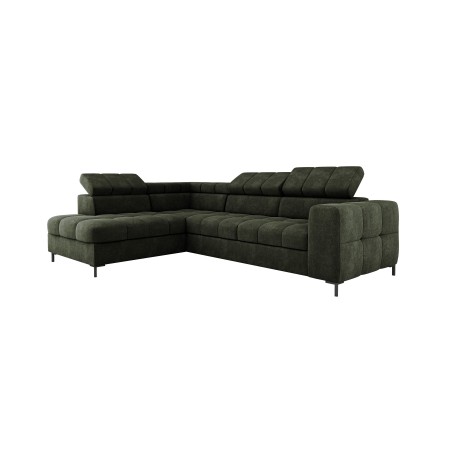 Narożnik PABLOS układ L strona Lewa w tkaninie VOGUE 11 regulowane zagłówki z funkcją spania