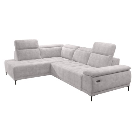 Narożnik FOCUS L z elektryczną regulacją siedziska Lewostronny w tkaninie w tkaninie SALVADOR 13 WERSAL