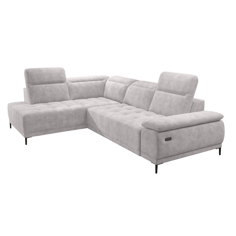 Narożnik FOCUS L z elektryczną regulacją siedziska Lewostronny w tkaninie SALVADOR 13 WERSAL