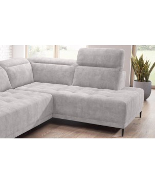 Narożnik FOCUS L z elektryczną regulacją siedziska Prawostronny w tkaninie SALVADOR 13 WERSAL