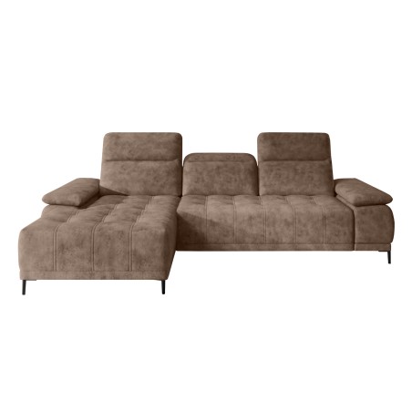 Narożnik FOCUS S Mini z elektryczną regulacją siedziska Lewostronny w tkaninie SALVADOR 03 WERSAL