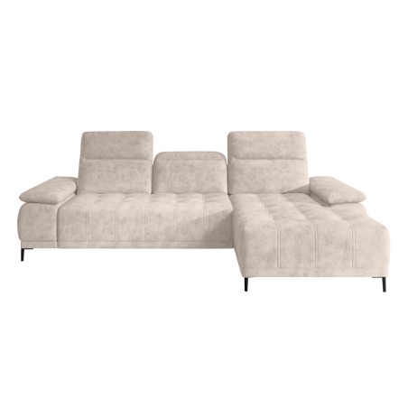 Narożnik FOCUS S Mini z elektryczną regulacją siedziska Prawostronny w tkaninie SALVADOR 02 WERSAL