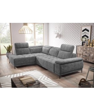 Narożnik FOCUS L z elektryczną regulacją siedziska Lewostronny w tkaninie Promocyjnej SALVADOR 14 WERSAL