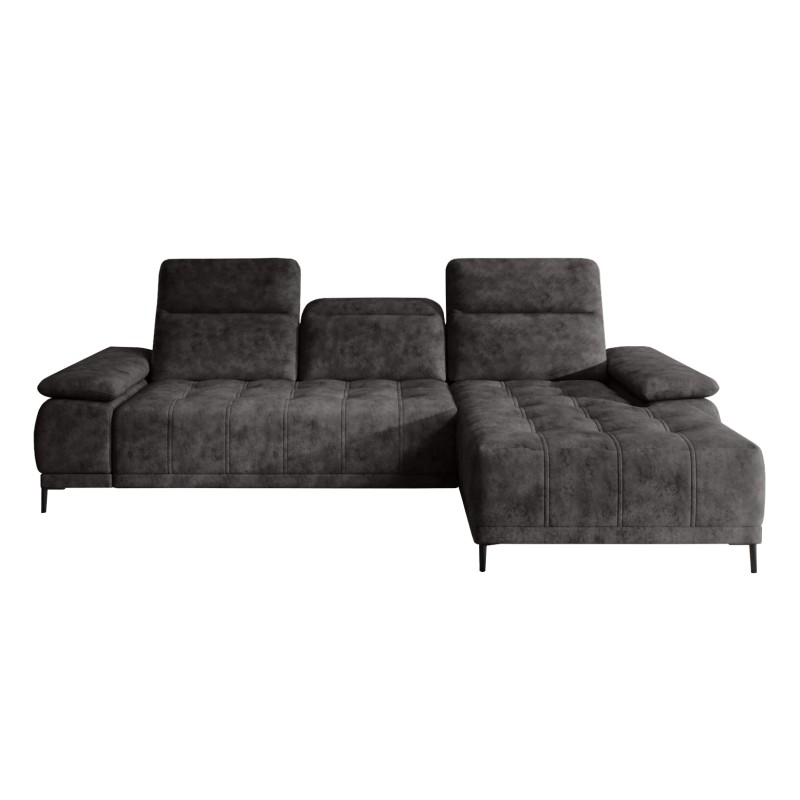 Narożnik FOCUS S z elektryczną regulacją siedziska Prawostronny w tkaninie Promocyjnej SALVADOR 16 WERSAL