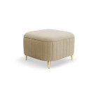 Pufa LAREN w kolorze beżowym w tkaninie CASTEL 15