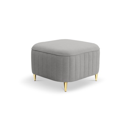 Pufa LAREN w kolorze popielatym w tkaninie CASTEL 80
