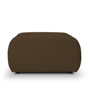 Pufa BALOO w kolorze brązowym w tkaninie LAMBI 04