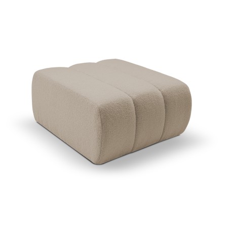 Pufa BALOO w kolorze beżowym w tkaninie LAMBI 06