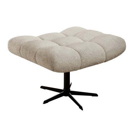 Pufa SENSI w kolorze BEZOWYM w tkaninie ANTHOLOGY WERSAL