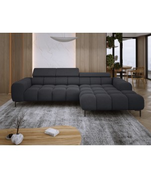 Narożnik PLAZA MINI wolnostojący Prawostronny w tkaninie Promocyjnej APHRODITE 23 WERSAL